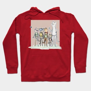 Cats school trip Hoodie